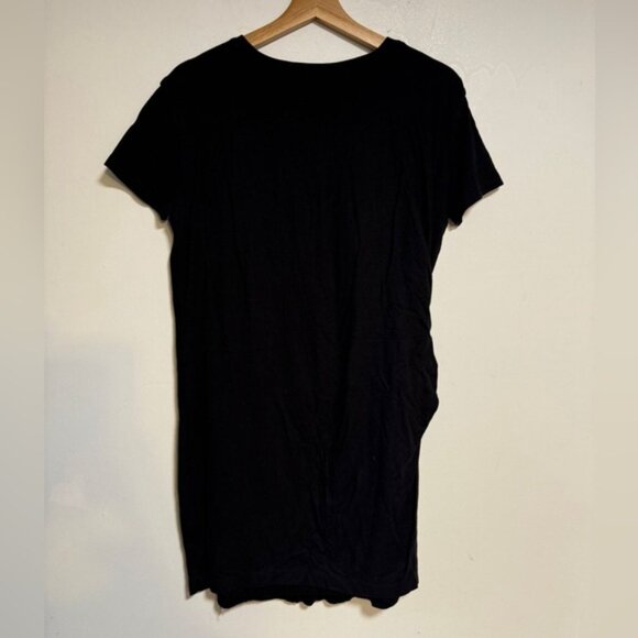 Vince Black Tie-Front T-Shirt Dress Women’s Size S - Picture 6 of 6